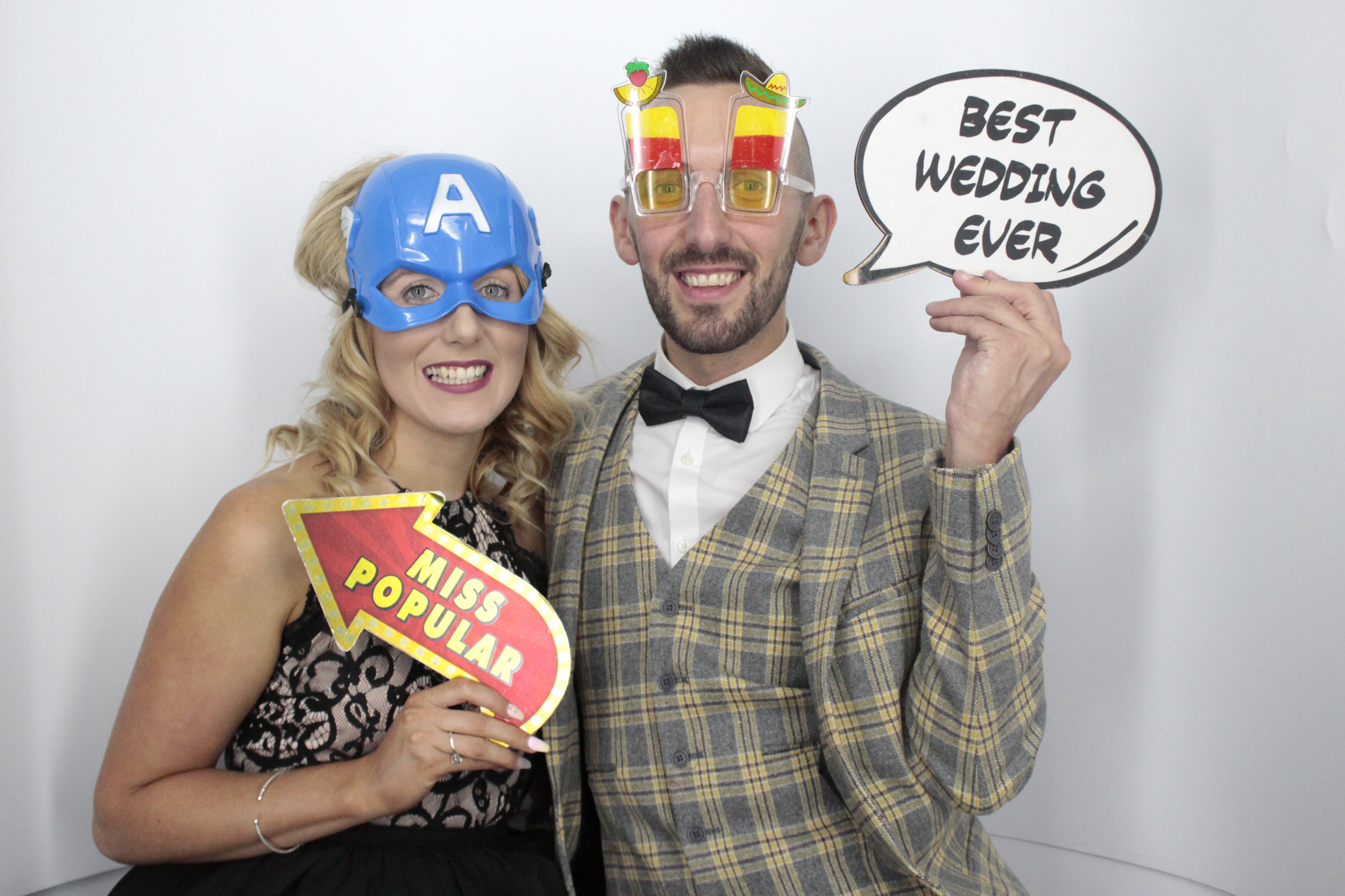 Kim & Andy's Wedding | View more photos from the event at gallery.myphotoboothexperience.co.uk/u/MyPhotoBoothExperienceLtd/Kim-Andys-Wedding